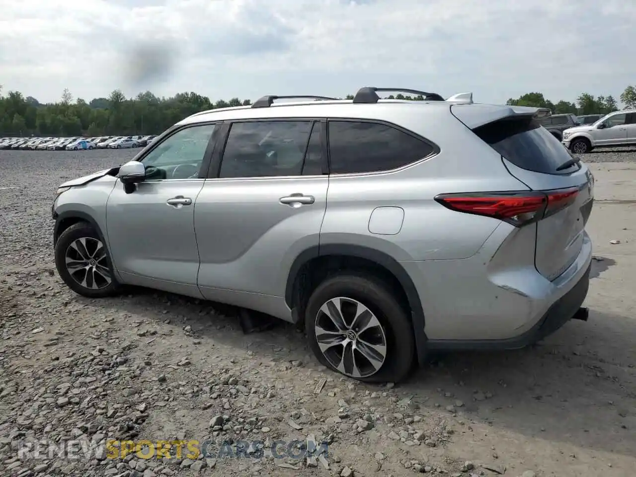 2 Photograph of a damaged car 5TDGZRBHXMS526361 TOYOTA HIGHLANDER 2021