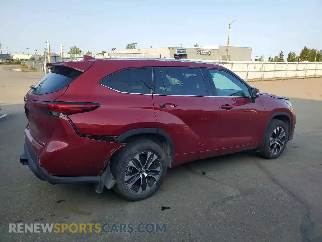 3 Photograph of a damaged car 5TDGZRBHXMS547257 TOYOTA HIGHLANDER 2021