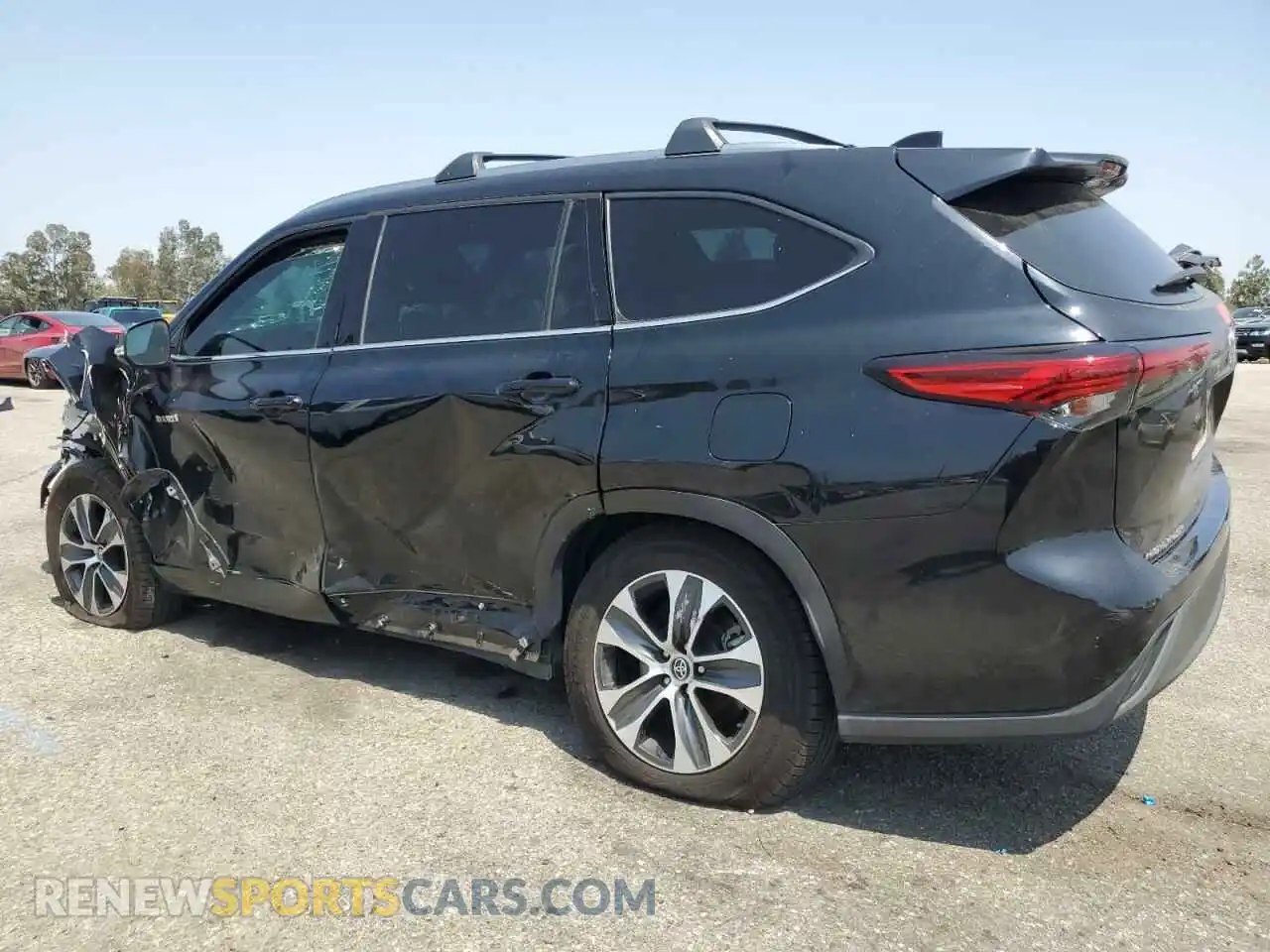 2 Photograph of a damaged car 5TDHARAH2MS506442 TOYOTA HIGHLANDER 2021