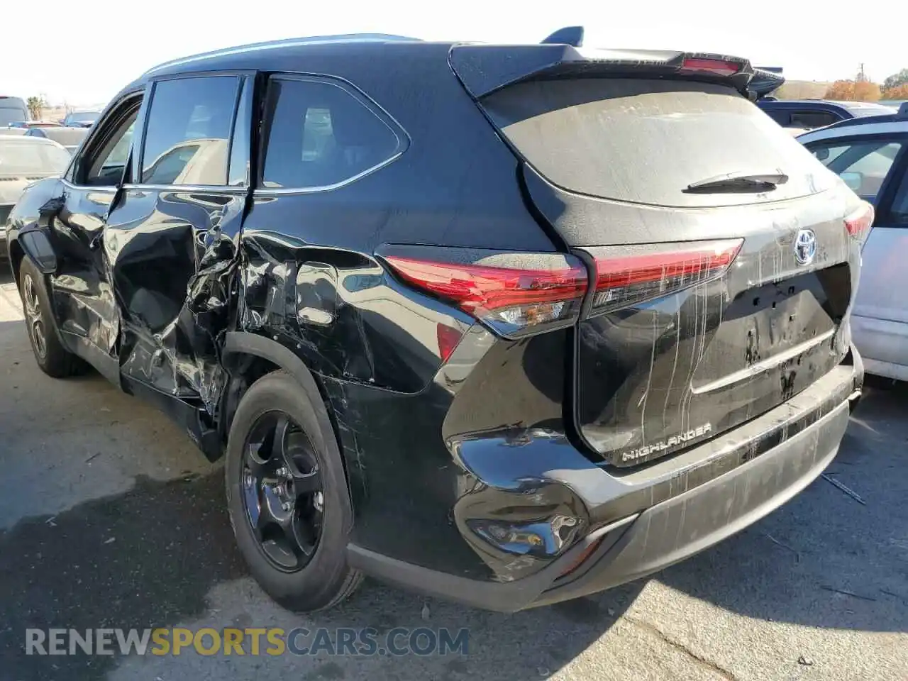 2 Photograph of a damaged car 5TDHARAH3MS507809 TOYOTA HIGHLANDER 2021