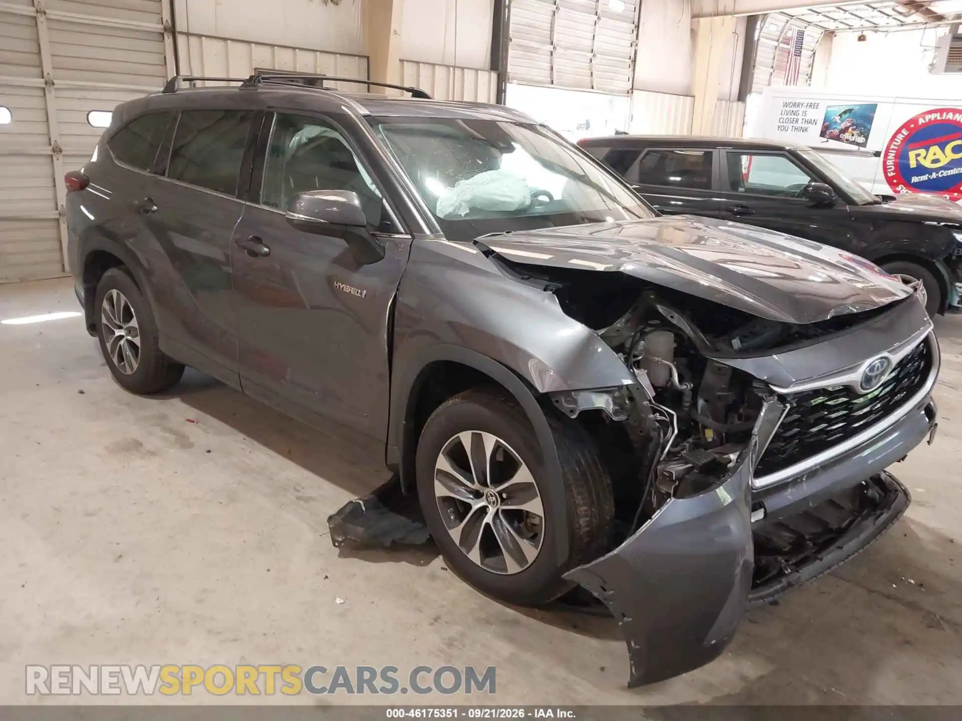 1 Фотография поврежденного автомобиля 5TDHARAH6MS011225 TOYOTA HIGHLANDER 2021
