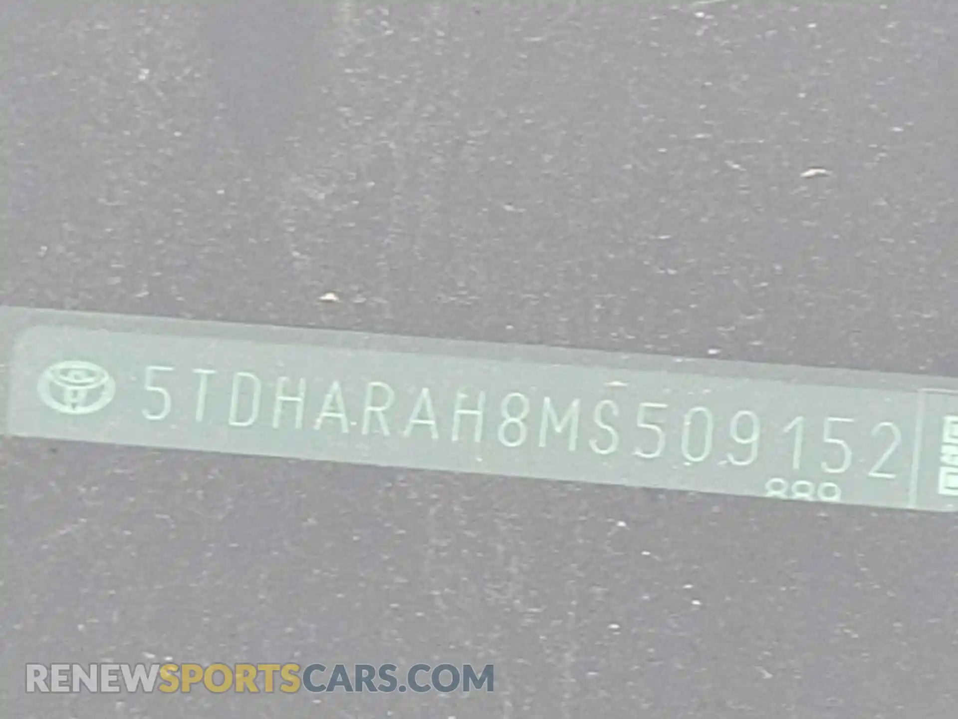 3 Photograph of a damaged car 5TDHARAH8MS509152 TOYOTA HIGHLANDER 2021