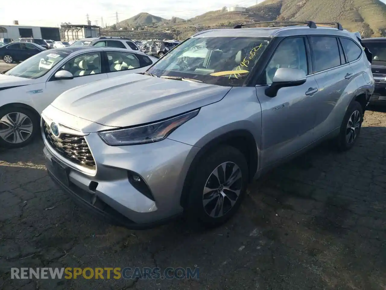 1 Фотография поврежденного автомобиля 5TDHARAHXMS508214 TOYOTA HIGHLANDER 2021