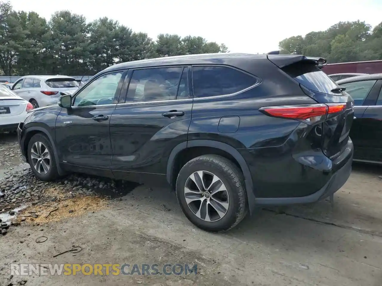 2 Фотография поврежденного автомобиля 5TDHBRCH0MS534878 TOYOTA HIGHLANDER 2021