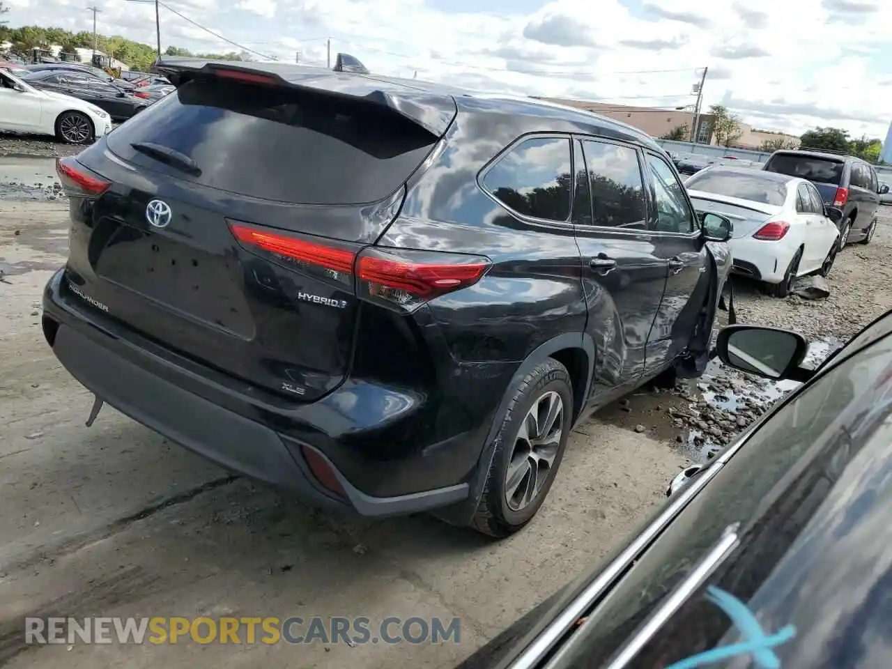 3 Фотография поврежденного автомобиля 5TDHBRCH0MS534878 TOYOTA HIGHLANDER 2021