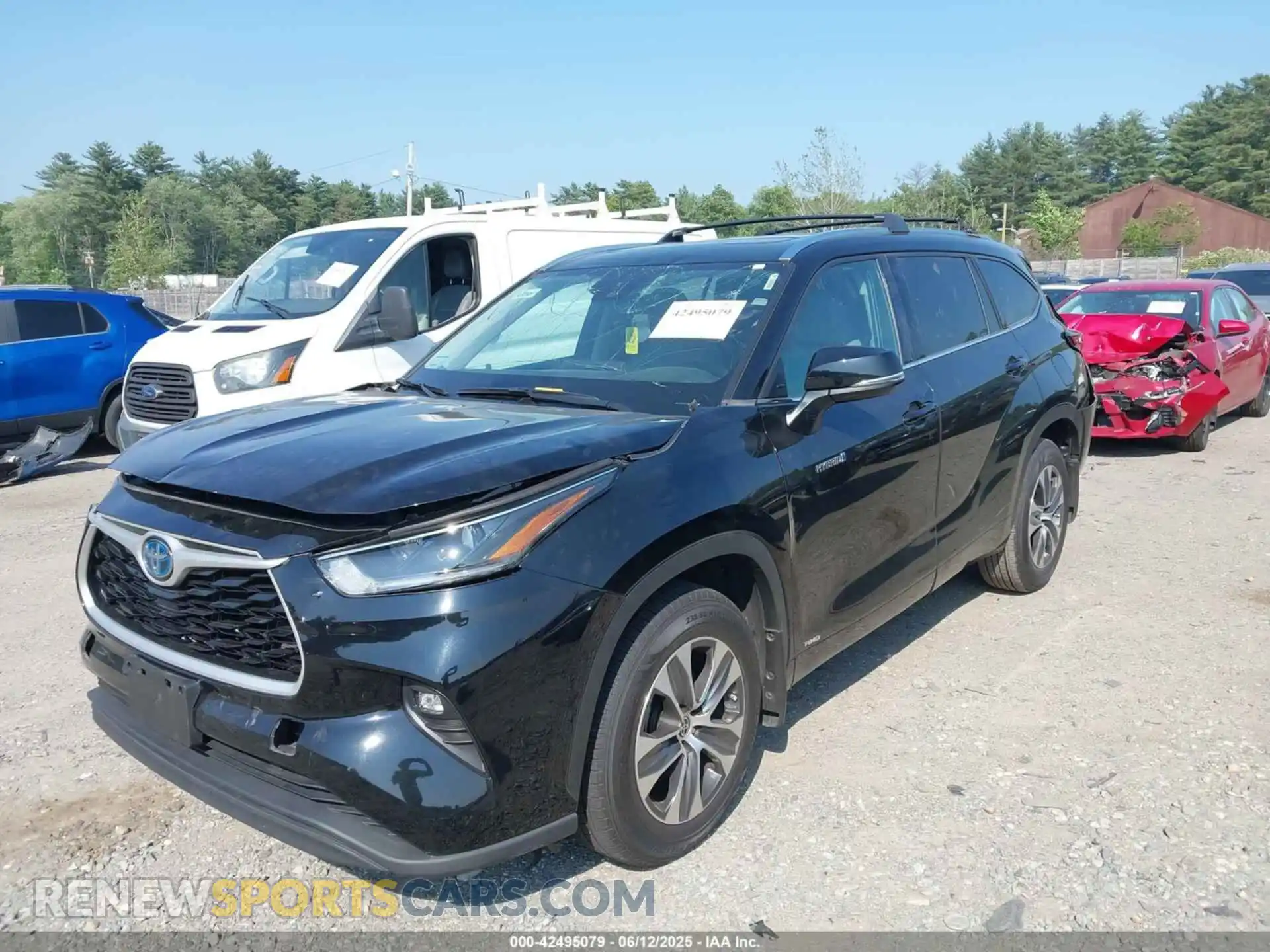 2 Photograph of a damaged car 5TDHBRCH3MS524975 TOYOTA HIGHLANDER 2021