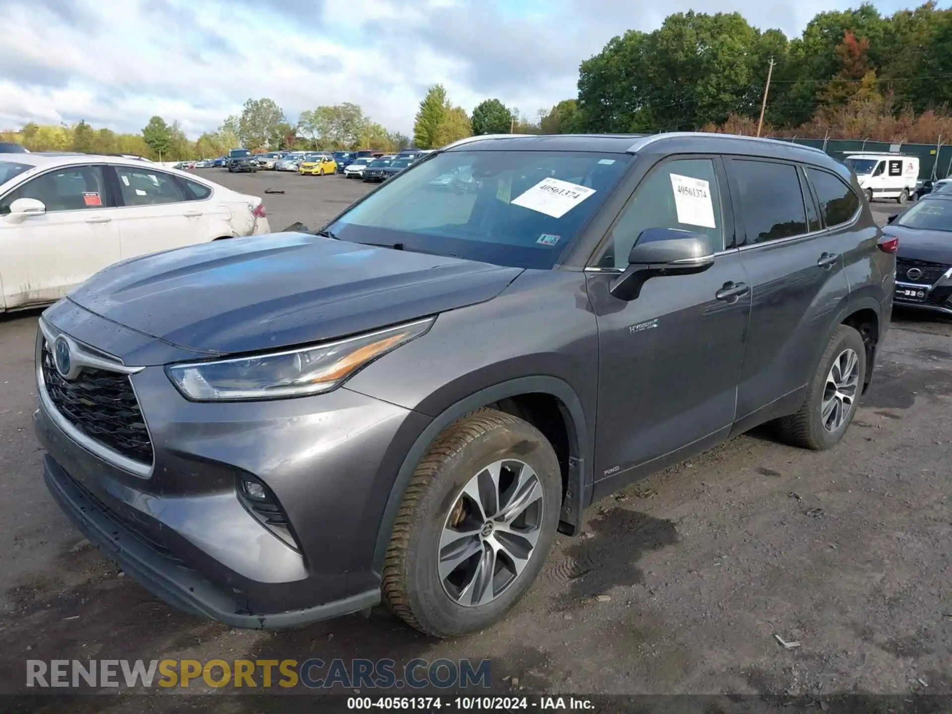 2 Photograph of a damaged car 5TDHBRCH7MS042946 TOYOTA HIGHLANDER 2021
