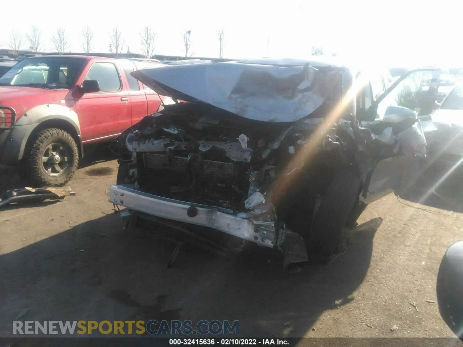 2 Photograph of a damaged car 5TDHBRCH7MS516183 TOYOTA HIGHLANDER 2021