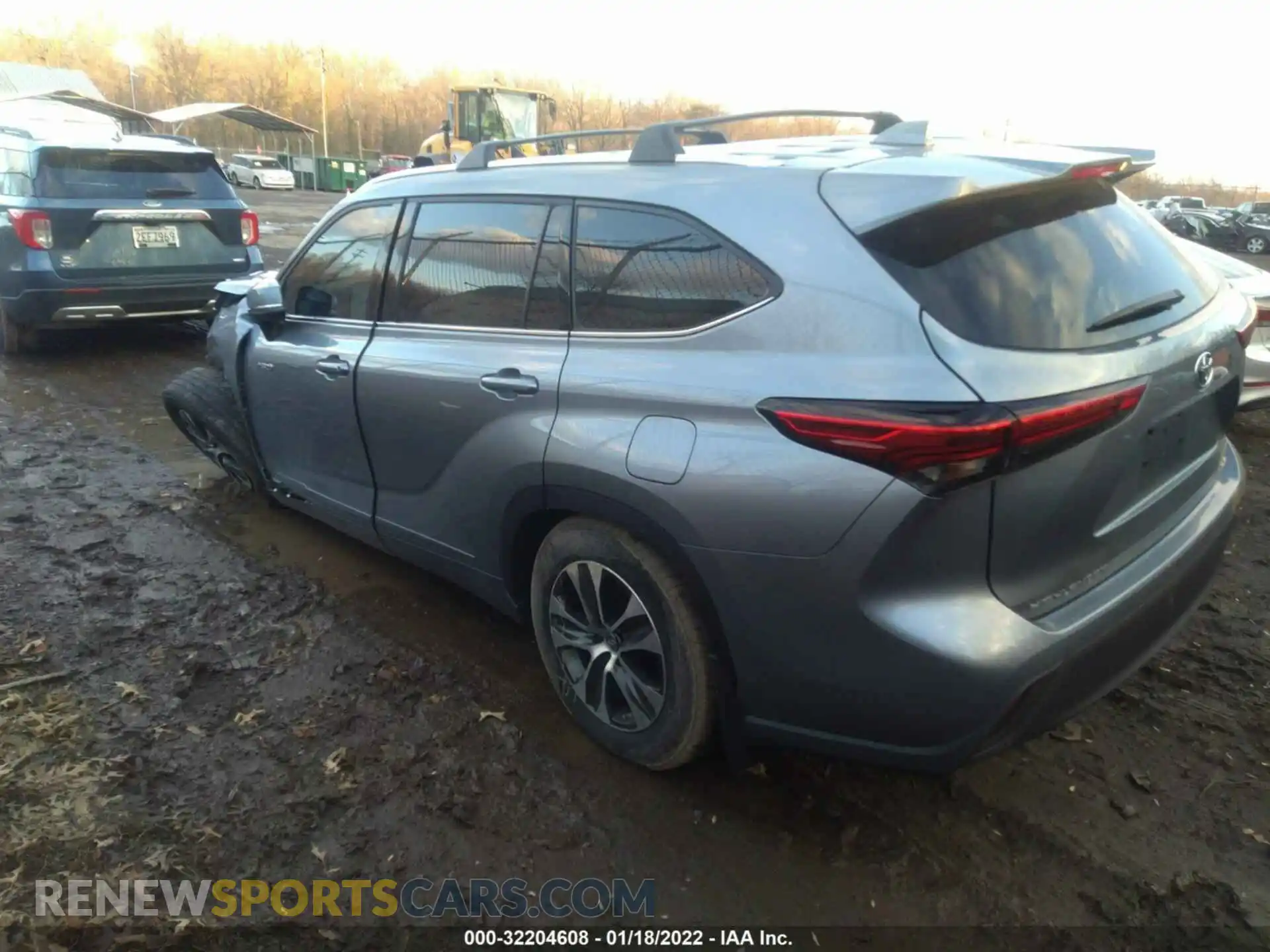 3 Photograph of a damaged car 5TDHBRCH8MS020602 TOYOTA HIGHLANDER 2021