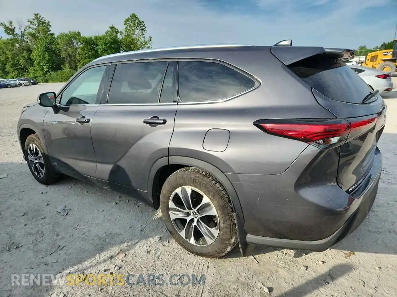 2 Photograph of a damaged car 5TDHBRCH9MS039580 TOYOTA HIGHLANDER 2021