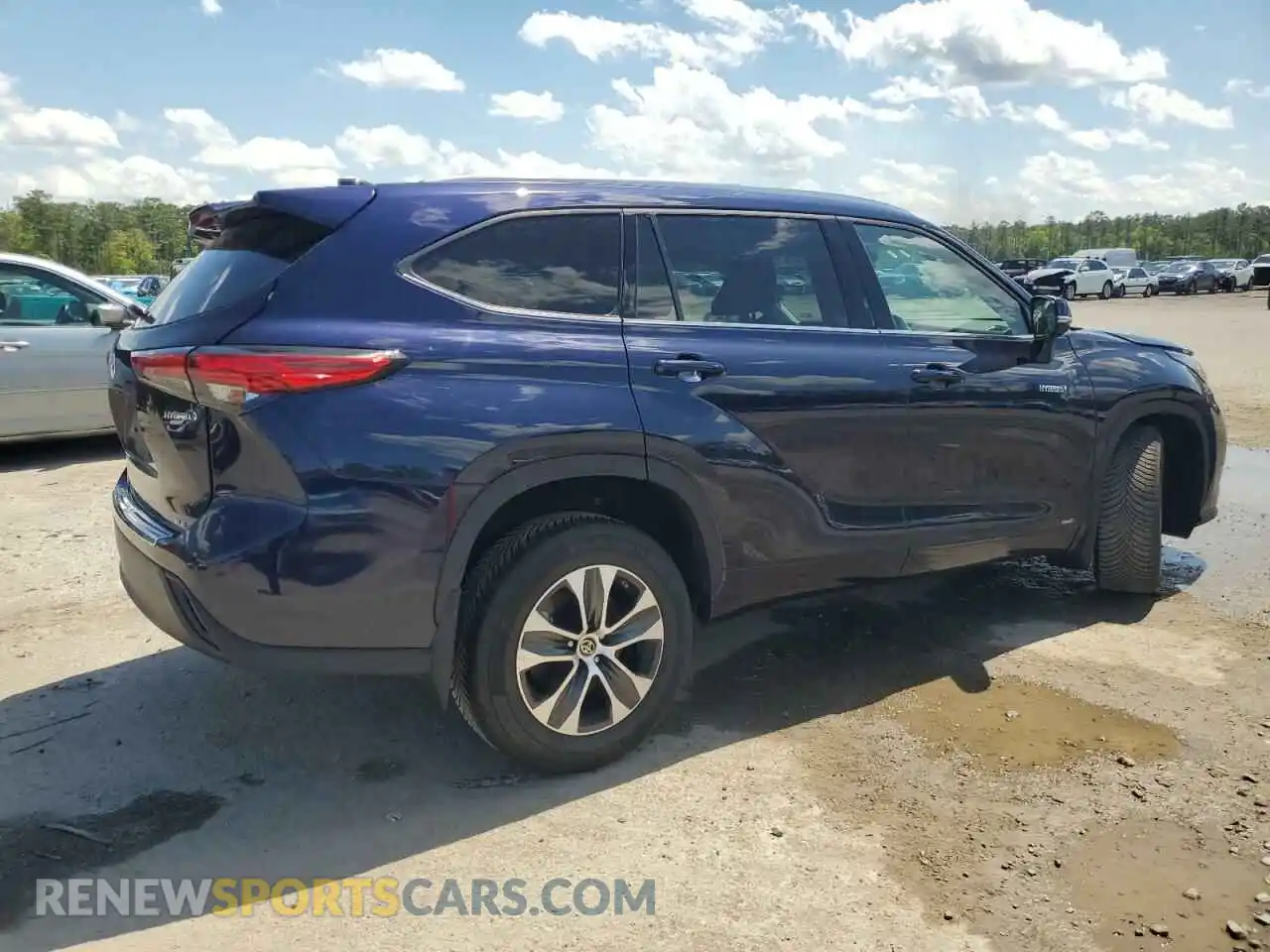 3 Photograph of a damaged car 5TDHBRCH9MS534331 TOYOTA HIGHLANDER 2021