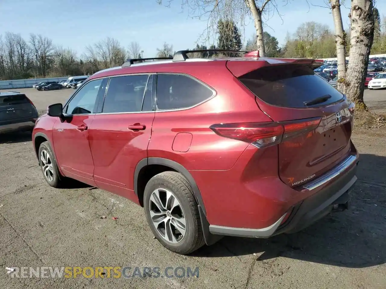 2 Фотография поврежденного автомобиля 5TDHBRCH9MS535348 TOYOTA HIGHLANDER 2021