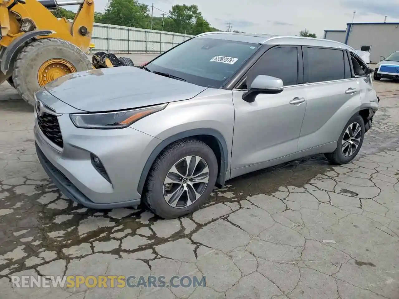 1 Фотография поврежденного автомобиля 5TDHZRAH0MS089721 TOYOTA HIGHLANDER 2021