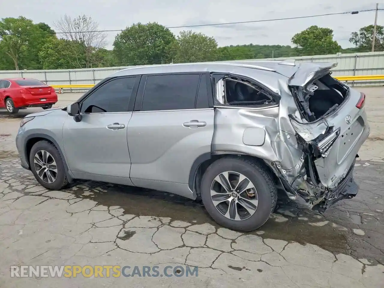 2 Фотография поврежденного автомобиля 5TDHZRAH0MS089721 TOYOTA HIGHLANDER 2021
