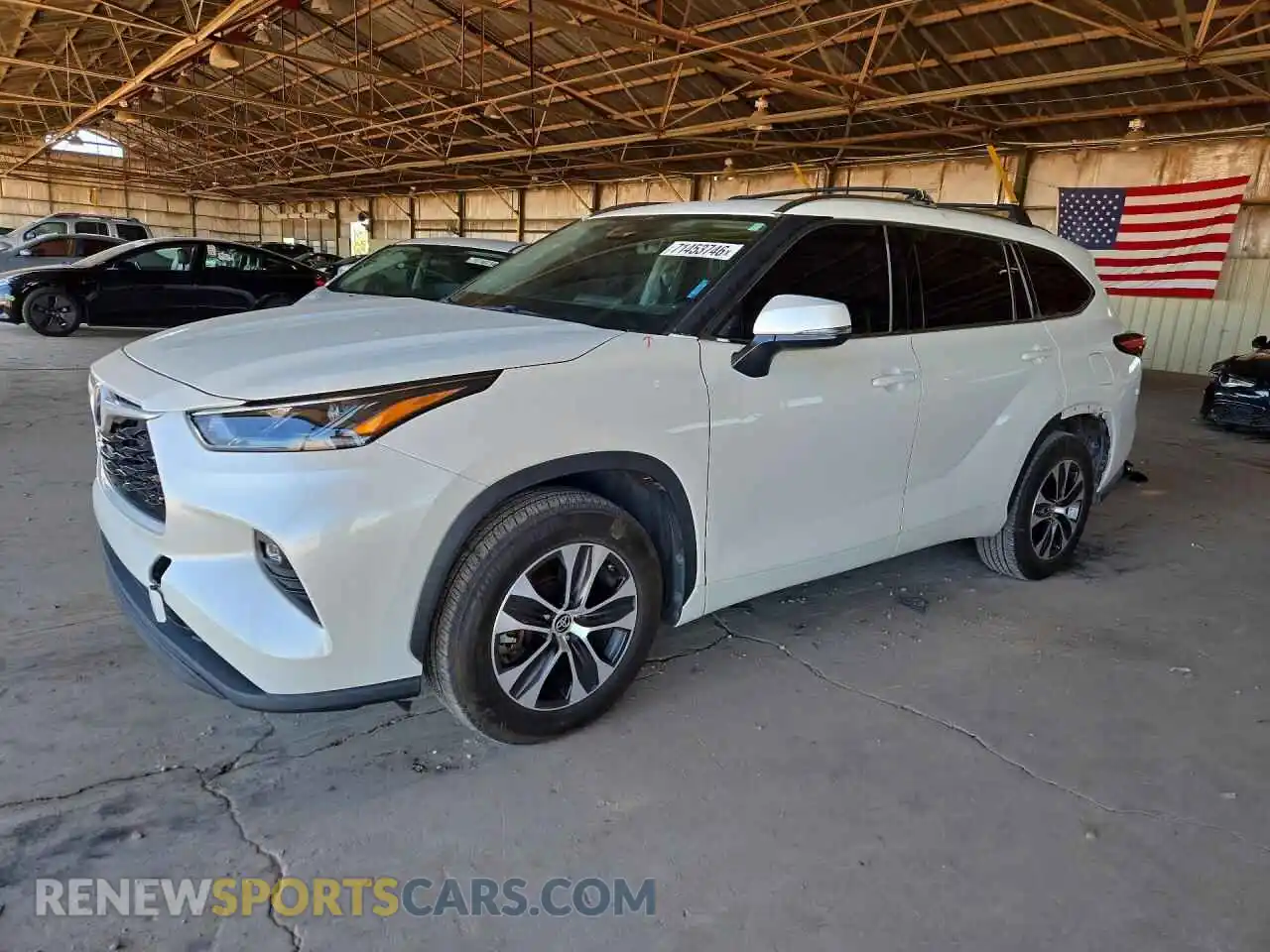 1 Фотография поврежденного автомобиля 5TDHZRAH7MS043769 TOYOTA HIGHLANDER 2021