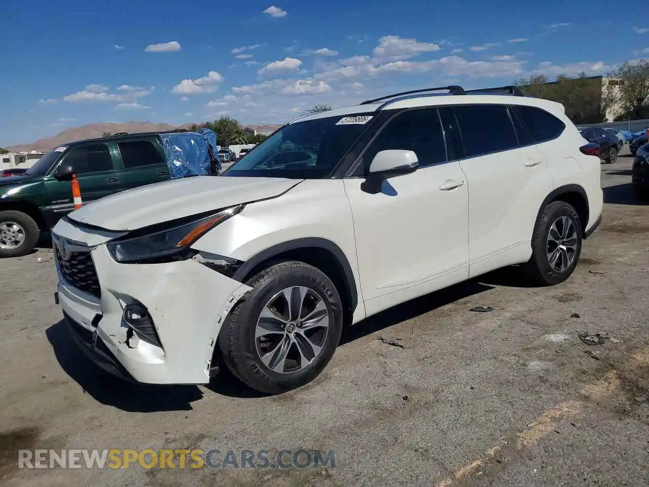 1 Фотография поврежденного автомобиля 5TDHZRAH7MS046056 TOYOTA HIGHLANDER 2021