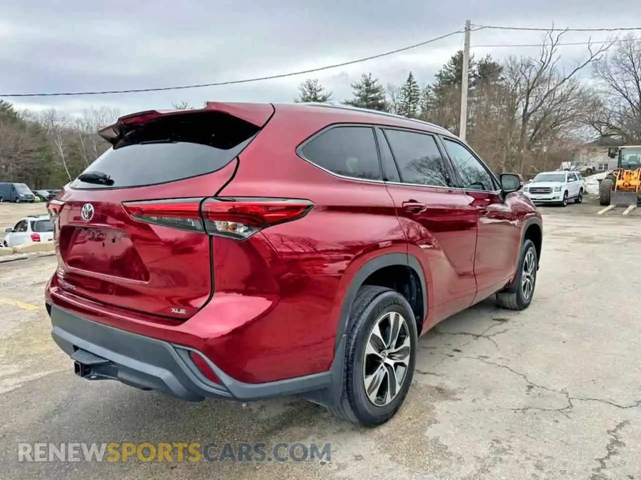 3 Photograph of a damaged car 5TDHZRAH8MS520841 TOYOTA HIGHLANDER 2021