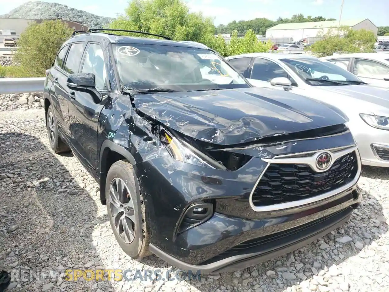 1 Photograph of a damaged car 5TDHZRBH0MS081598 TOYOTA HIGHLANDER 2021