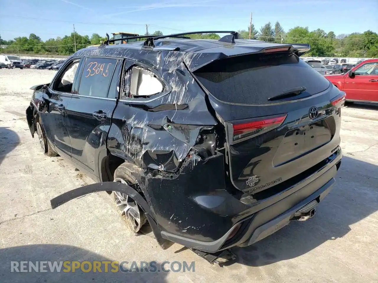 3 Photograph of a damaged car 5TDHZRBH0MS081598 TOYOTA HIGHLANDER 2021