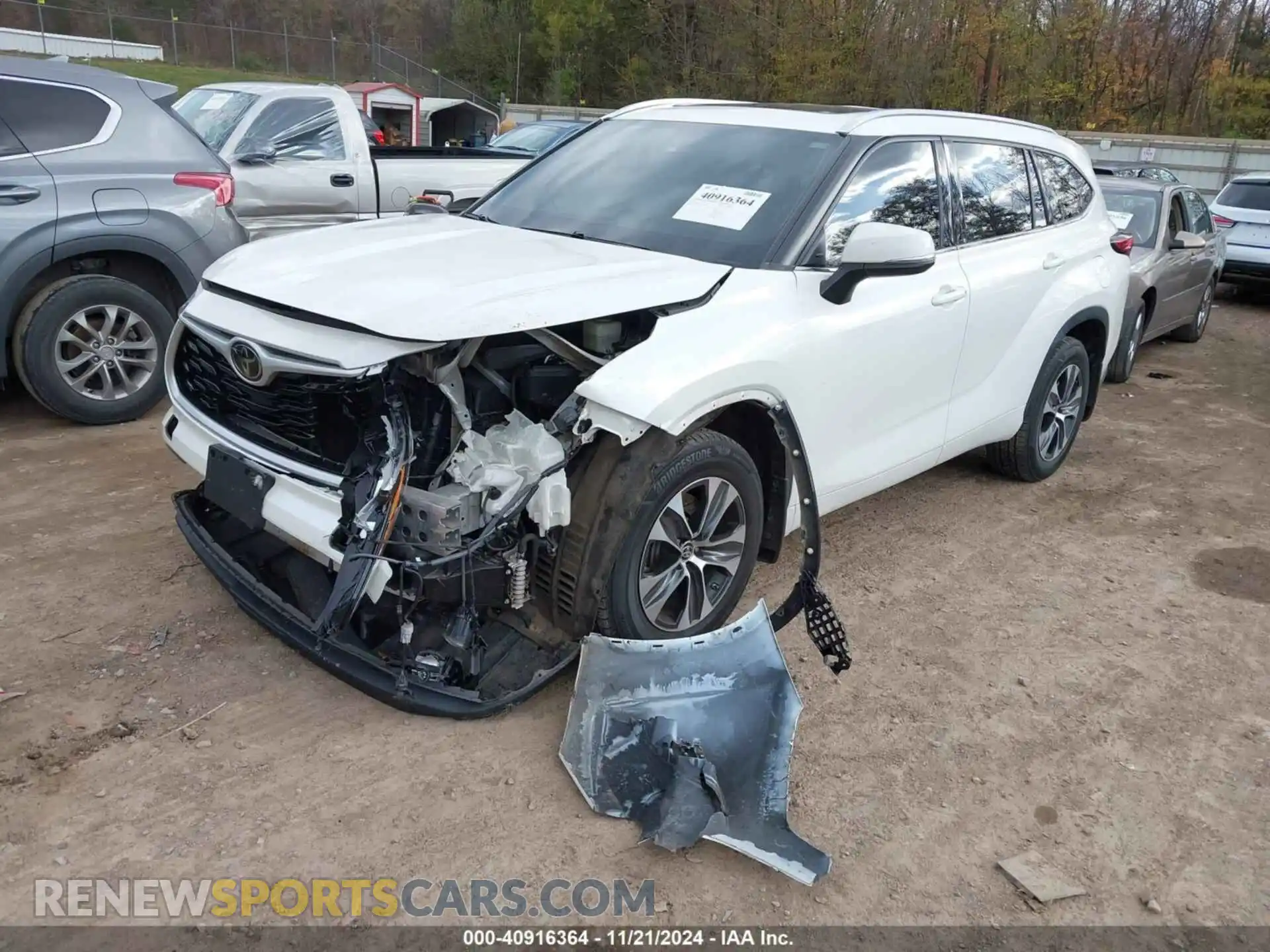 2 Фотография поврежденного автомобиля 5TDHZRBH0MS523621 TOYOTA HIGHLANDER 2021