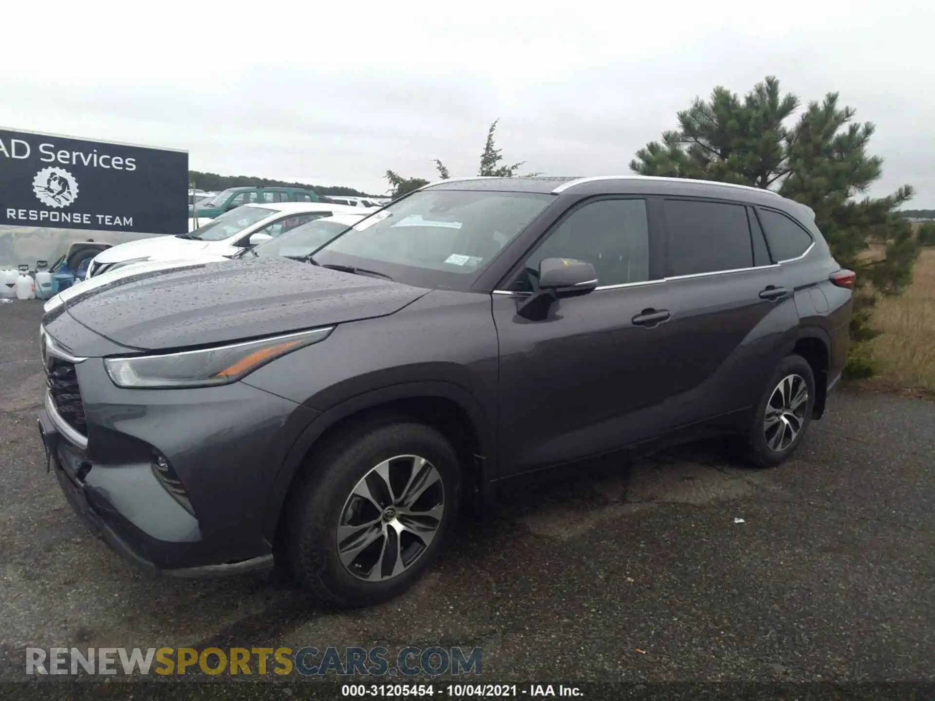 2 Photograph of a damaged car 5TDHZRBH0MS534764 TOYOTA HIGHLANDER 2021