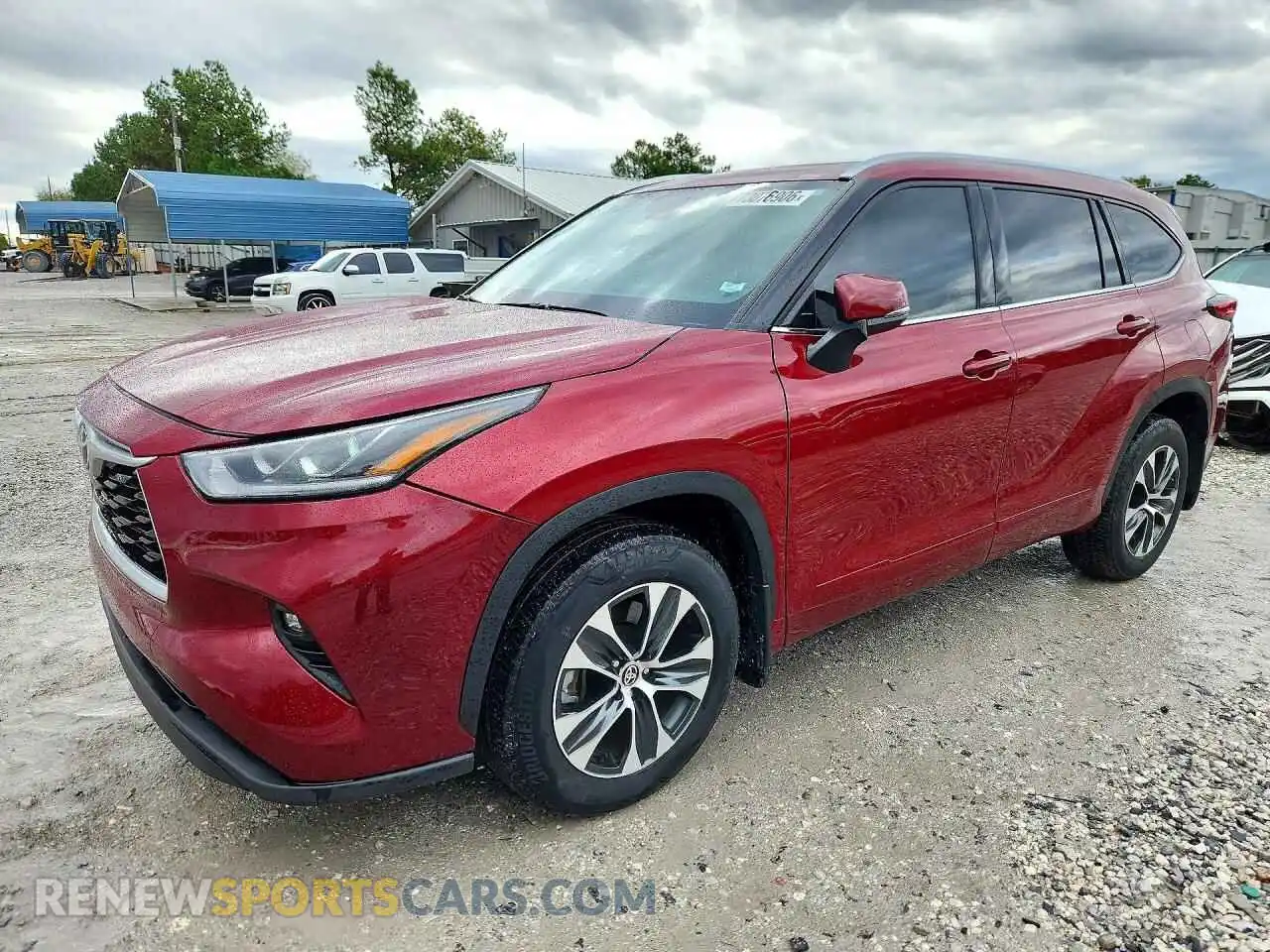 1 Photograph of a damaged car 5TDHZRBH1MS094697 TOYOTA HIGHLANDER 2021