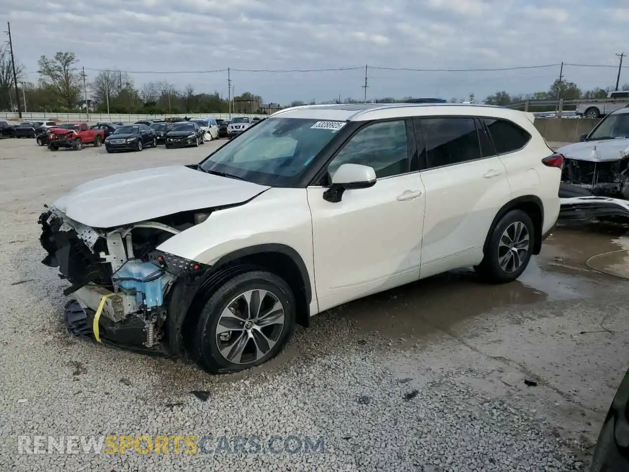 1 Фотография поврежденного автомобиля 5TDHZRBH2MS075088 TOYOTA HIGHLANDER 2021