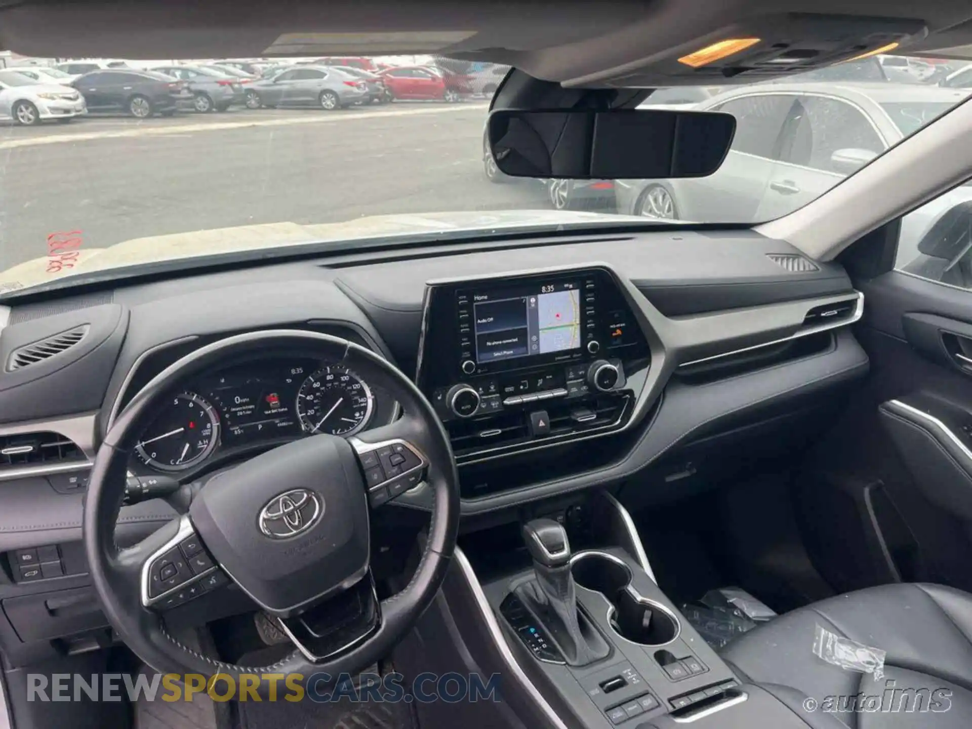 2 fotografías del automóvil dañado 5TDHZRBH3MS557987 TOYOTA HIGHLANDER 2021