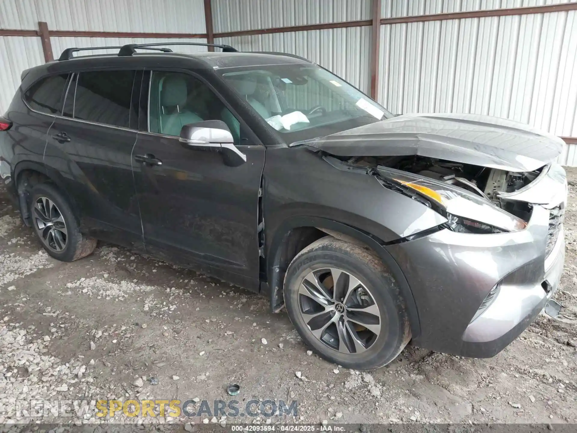 1 Photograph of a damaged car 5TDHZRBH3MS558217 TOYOTA HIGHLANDER 2021