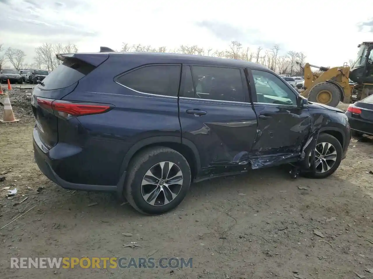 3 Photograph of a damaged car 5TDHZRBH4MS099134 TOYOTA HIGHLANDER 2021