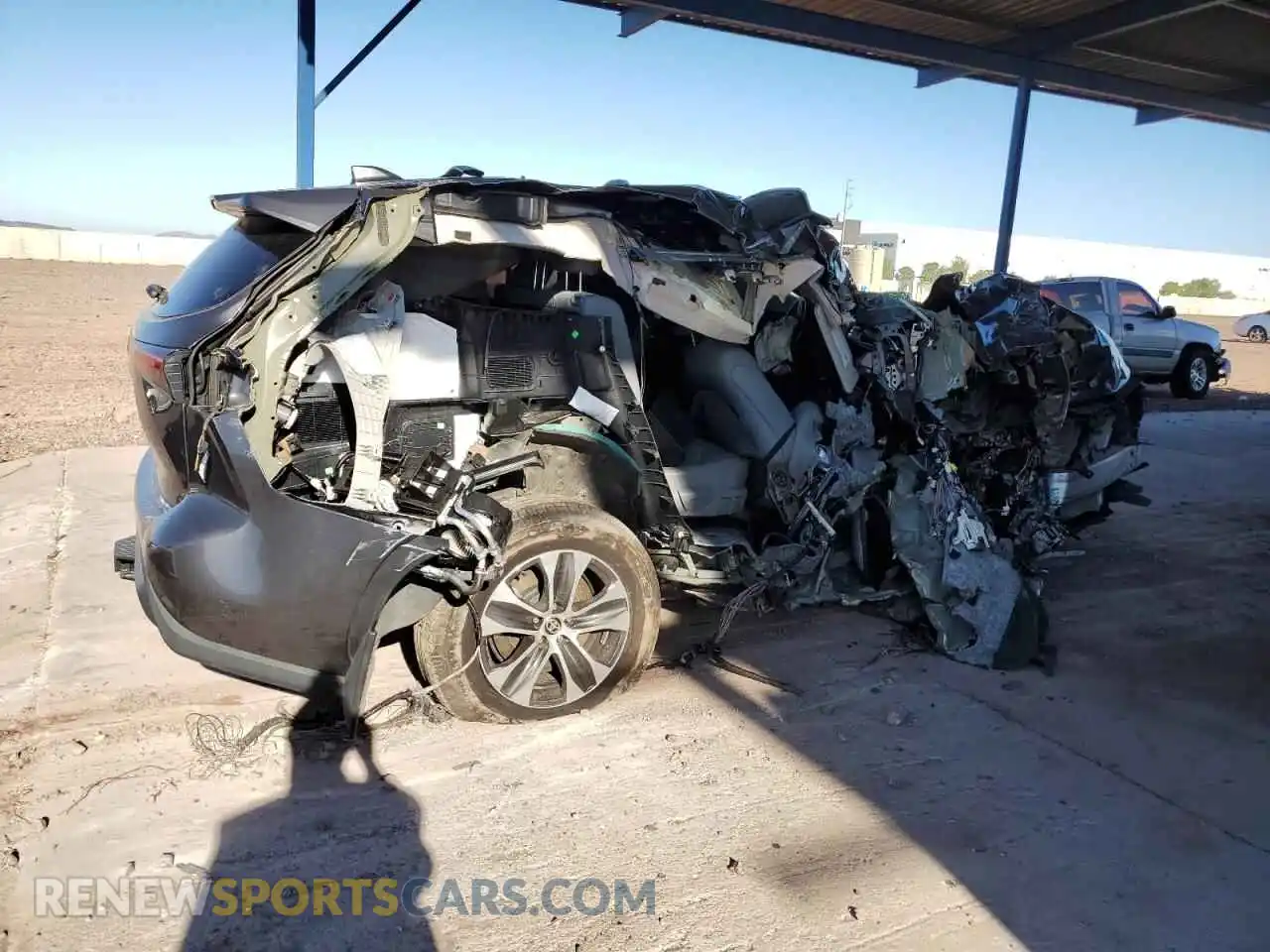 3 Photograph of a damaged car 5TDHZRBH4MS126123 TOYOTA HIGHLANDER 2021