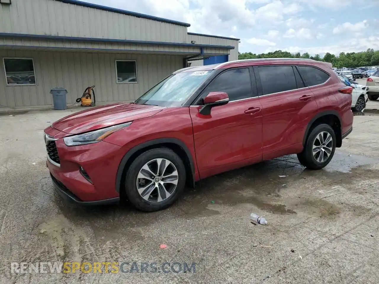 1 Photograph of a damaged car 5TDHZRBH4MS528305 TOYOTA HIGHLANDER 2021
