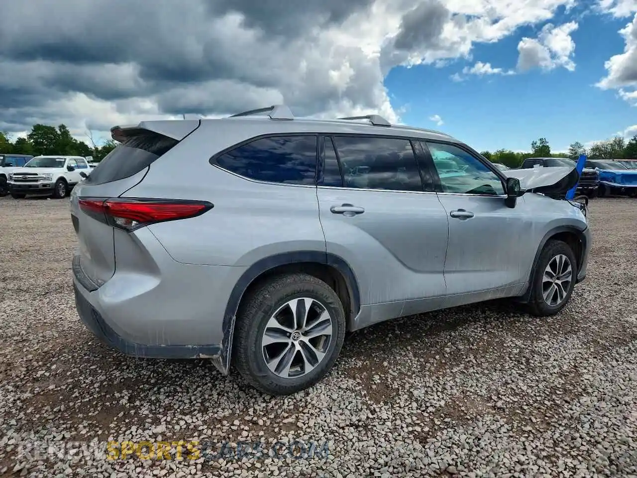 3 Photograph of a damaged car 5TDHZRBH4MS536789 TOYOTA HIGHLANDER 2021