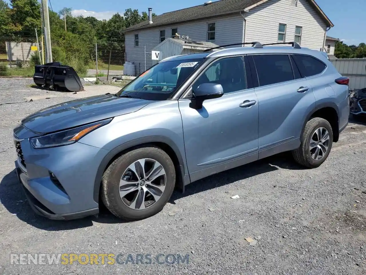 1 Photograph of a damaged car 5TDHZRBH5MS128091 TOYOTA HIGHLANDER 2021
