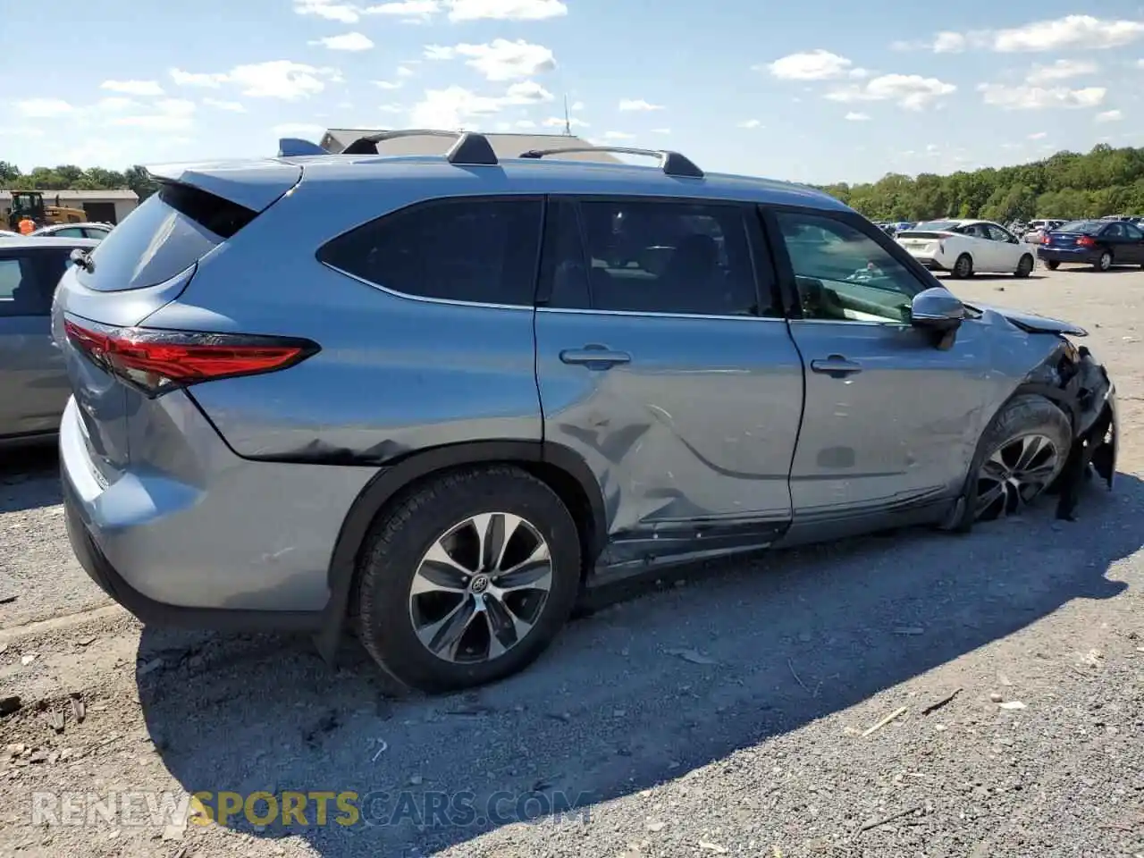 3 Photograph of a damaged car 5TDHZRBH5MS128091 TOYOTA HIGHLANDER 2021