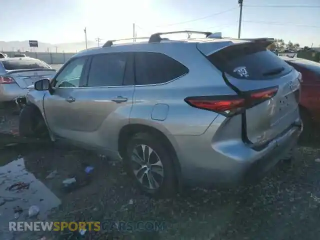 3 fotografías del automóvil dañado 5TDHZRBH5MS142721 TOYOTA HIGHLANDER 2021