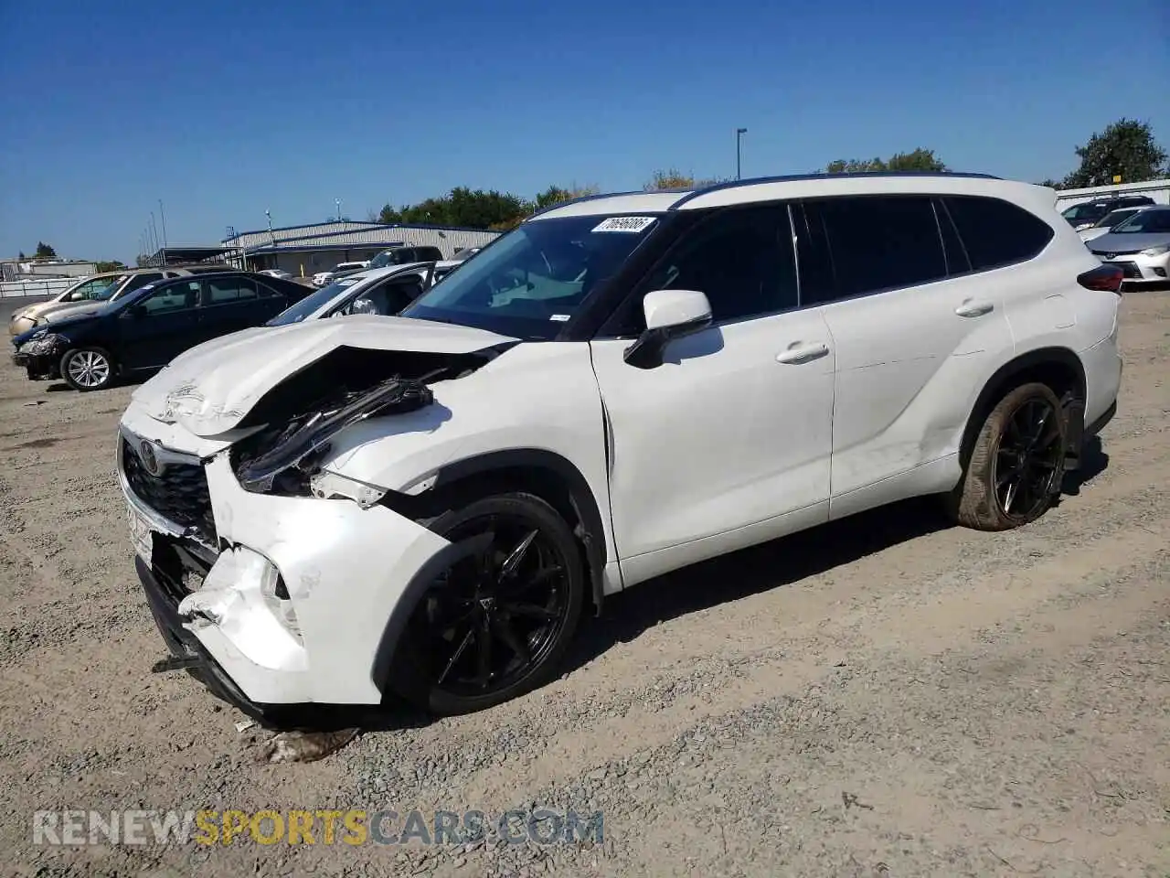 1 Photograph of a damaged car 5TDHZRBH6MS073358 TOYOTA HIGHLANDER 2021