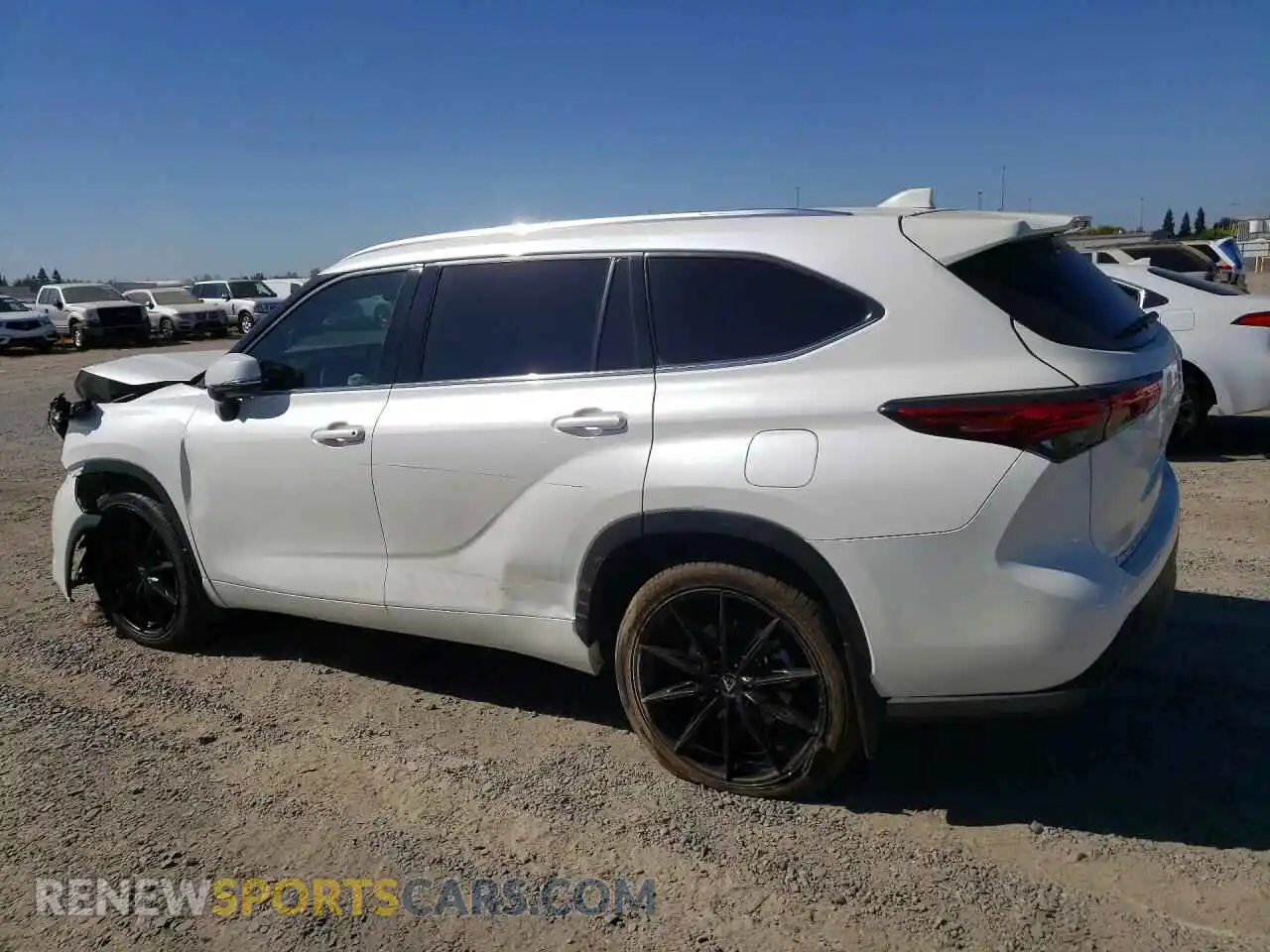2 Photograph of a damaged car 5TDHZRBH6MS073358 TOYOTA HIGHLANDER 2021