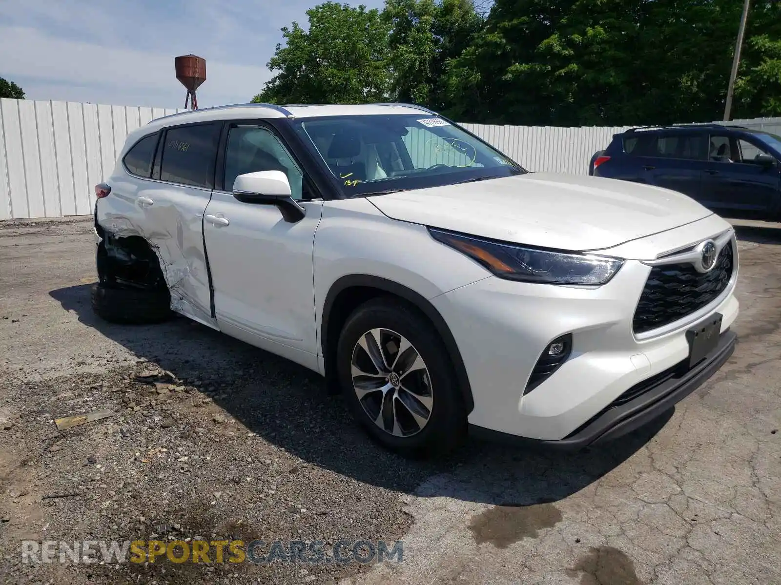 1 Photograph of a damaged car 5TDHZRBH6MS081248 TOYOTA HIGHLANDER 2021