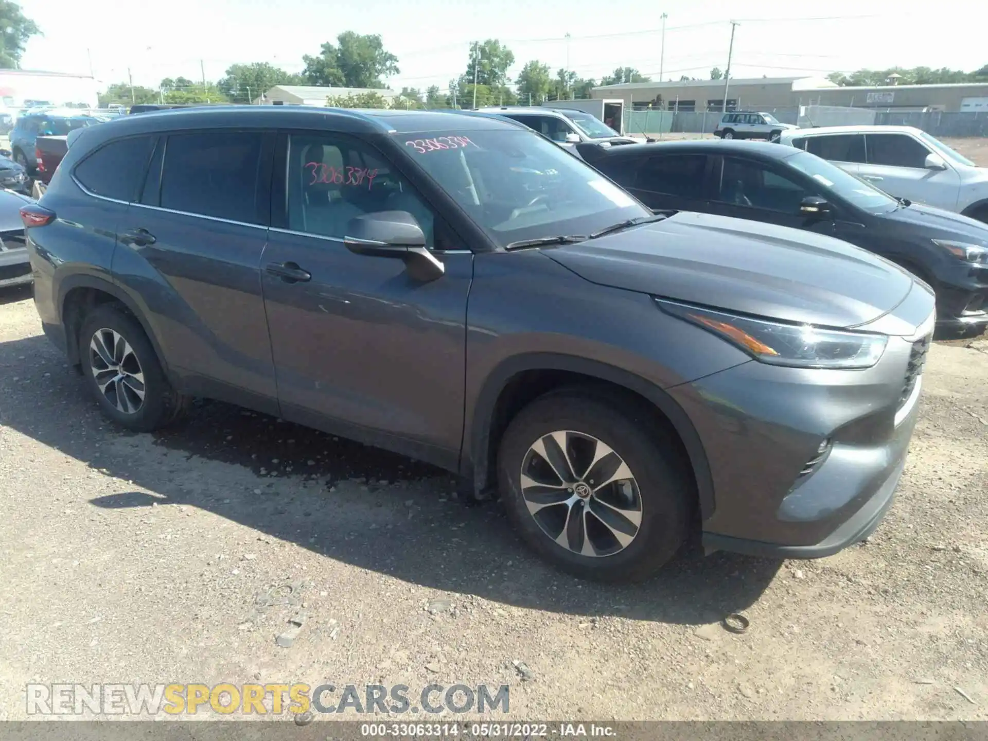 1 fotografías del automóvil dañado 5TDHZRBH6MS546482 TOYOTA HIGHLANDER 2021