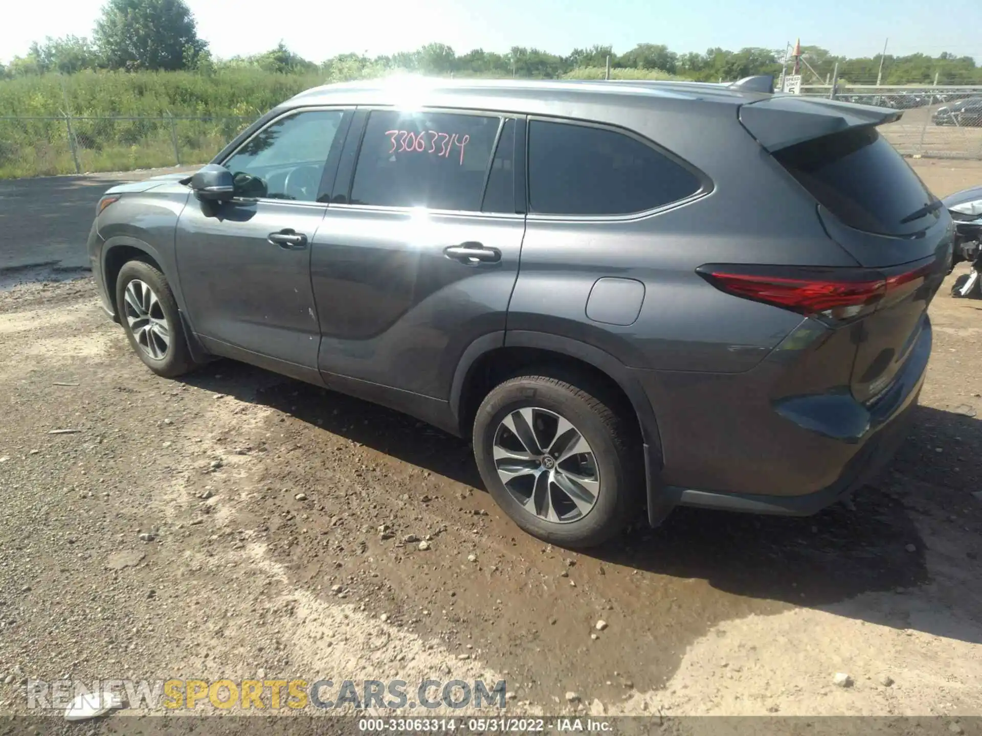 3 fotografías del automóvil dañado 5TDHZRBH6MS546482 TOYOTA HIGHLANDER 2021
