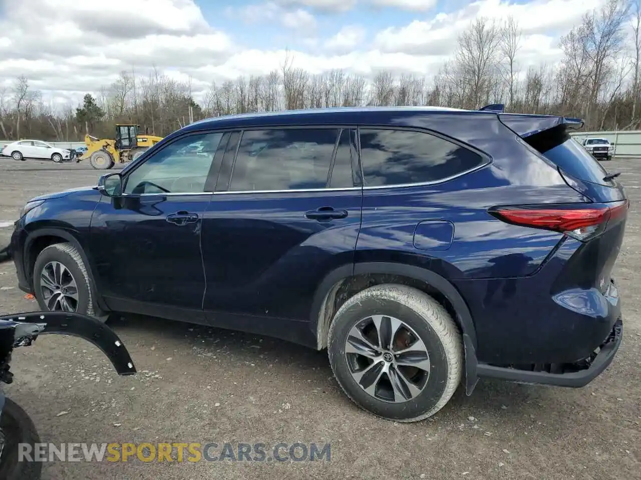 2 Photograph of a damaged car 5TDHZRBH6MS547311 TOYOTA HIGHLANDER 2021