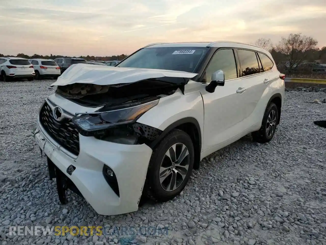 1 Фотография поврежденного автомобиля 5TDHZRBH7MS060179 TOYOTA HIGHLANDER 2021