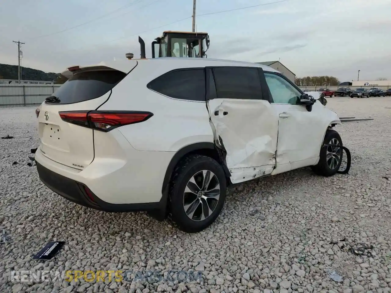3 Фотография поврежденного автомобиля 5TDHZRBH7MS060179 TOYOTA HIGHLANDER 2021
