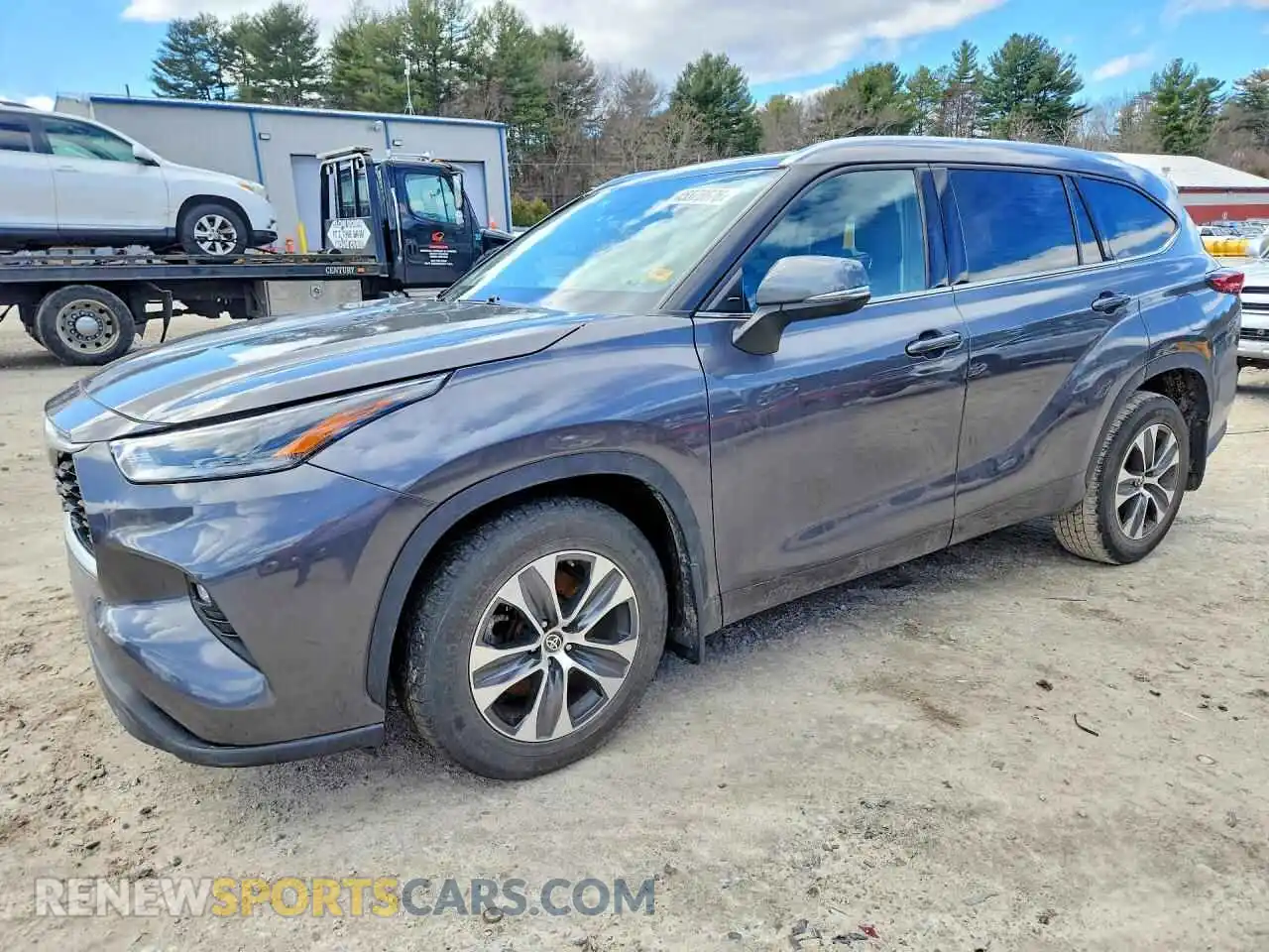 1 Photograph of a damaged car 5TDHZRBH7MS081906 TOYOTA HIGHLANDER 2021