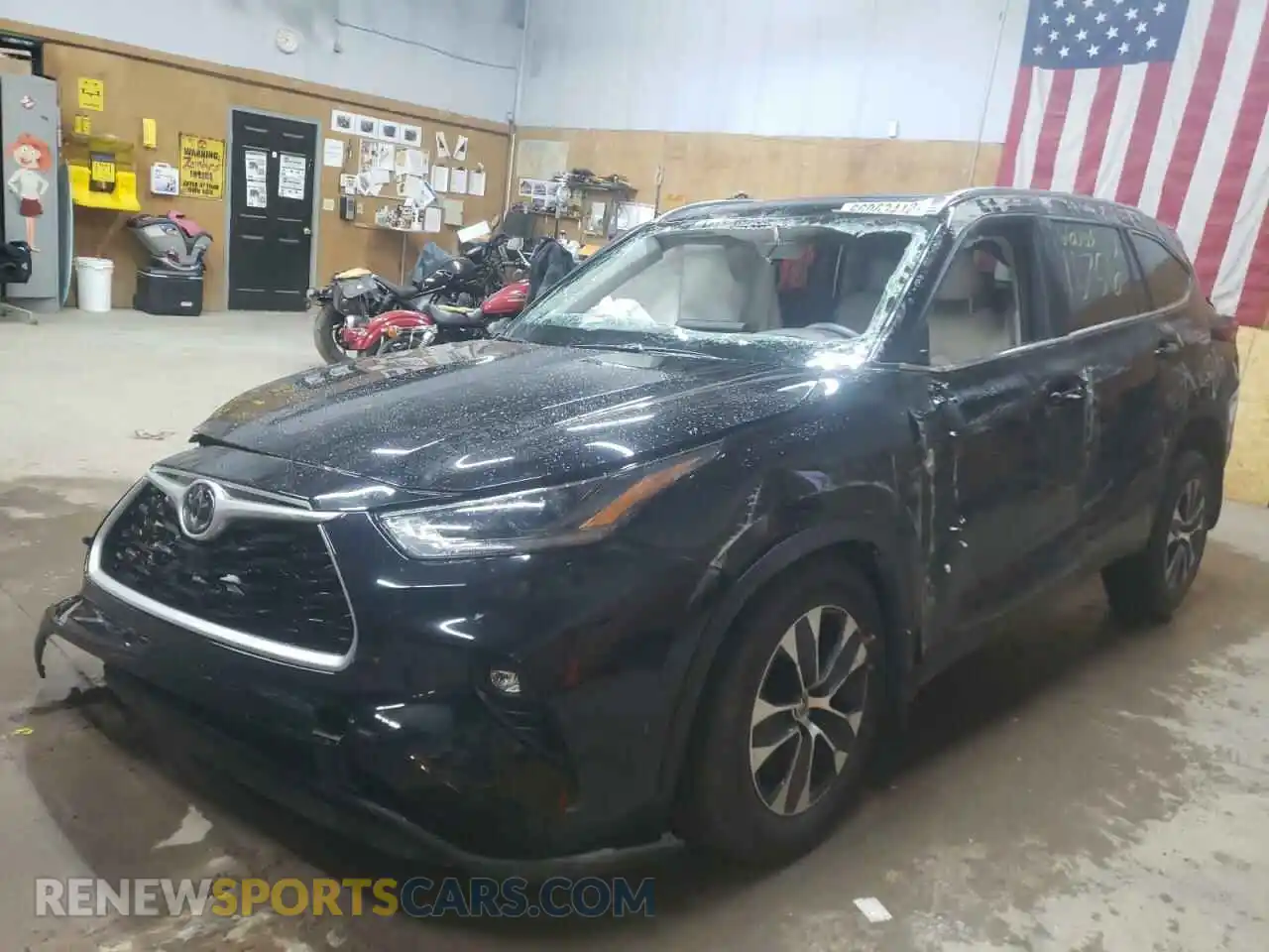 2 Фотография поврежденного автомобиля 5TDHZRBH7MS083848 TOYOTA HIGHLANDER 2021