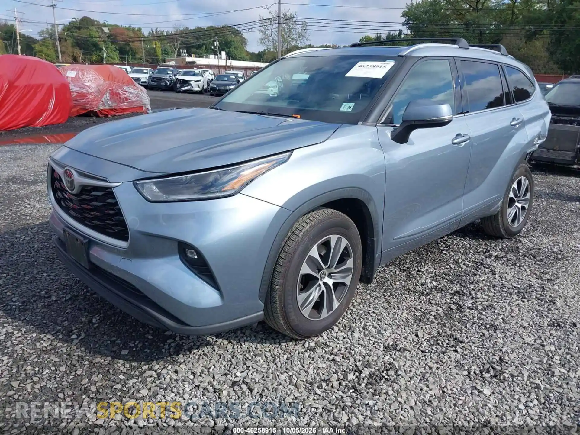 2 fotografías del automóvil dañado 5TDHZRBH7MS129971 TOYOTA HIGHLANDER 2021