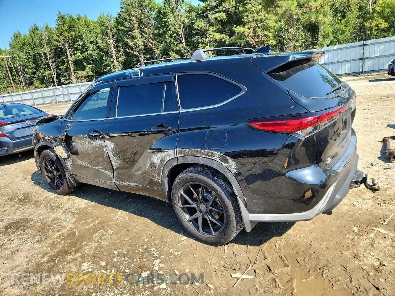 2 Photograph of a damaged car 5TDHZRBH7MS145149 TOYOTA HIGHLANDER 2021