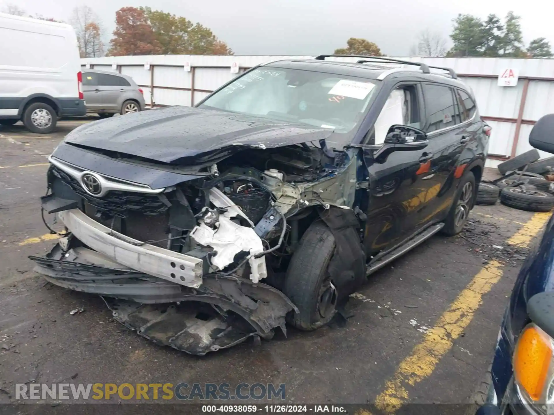 2 Photograph of a damaged car 5TDHZRBH7MS155969 TOYOTA HIGHLANDER 2021