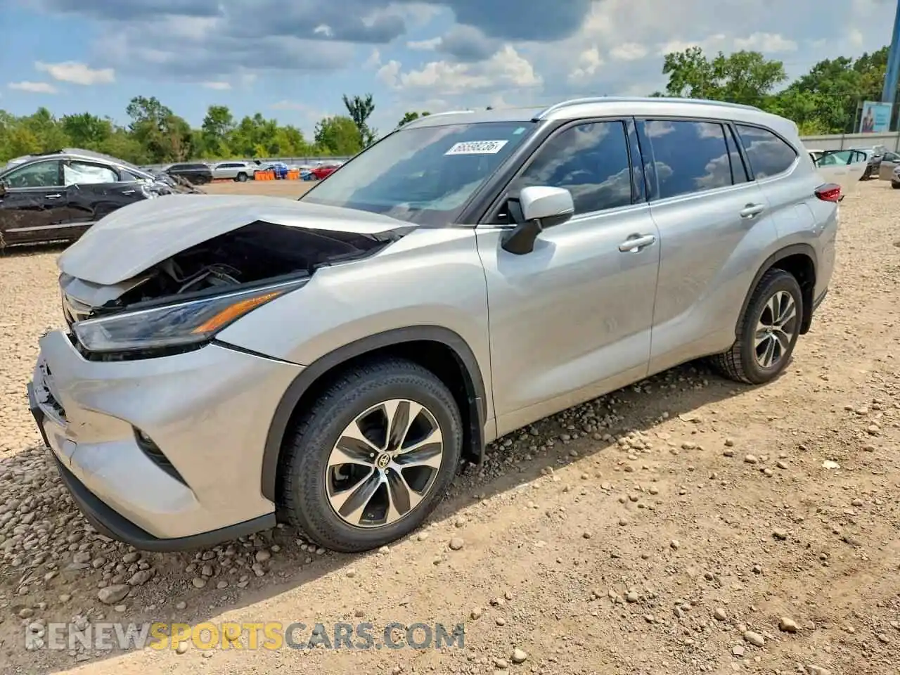 1 Фотография поврежденного автомобиля 5TDHZRBH7MS523471 TOYOTA HIGHLANDER 2021